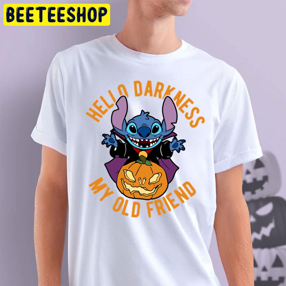 Hello Darkness My Old Friend Stitch Halloween Trending Unisex T-Shirt Hello Darkness My Old Friend Stitch Halloween Trending Unisex T-Shirt