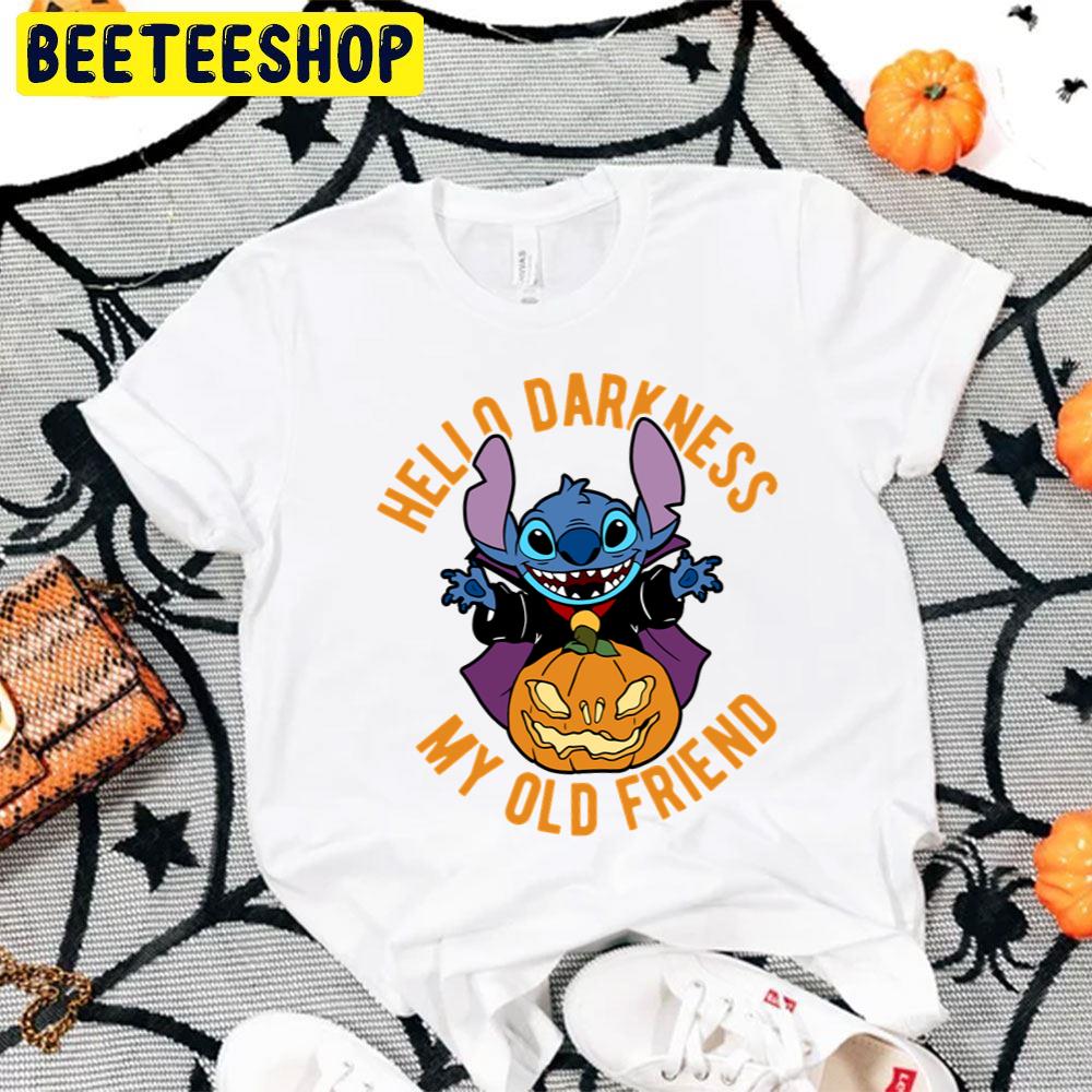 Hello Darkness My Old Friend Stitch Halloween Trending Unisex T-Shirt Hello Darkness My Old Friend Stitch Halloween Trending Unisex T-Shirt