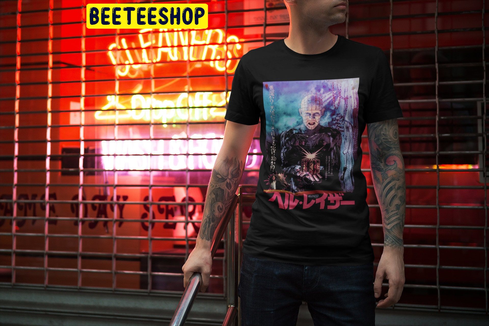 Hellraiser Japan Horror Movies Trending Unisex Shirt Hellraiser Japan Horror Movies Trending Unisex Shirt