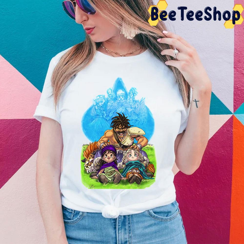Hero Bianca Pankraz And Saber Dragon Quest Game Trending Unisex T-Shirt Hero Bianca Pankraz And Saber Dragon Quest Game Trending Unisex T-Shirt