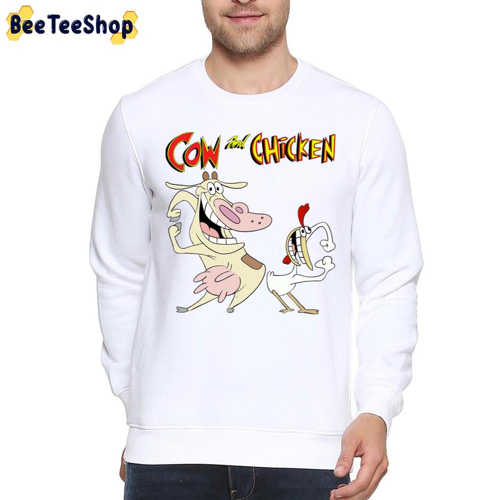 Hey Cow And Chicken Trending Unisex T-Shirt Hey Cow And Chicken Trending Unisex T-Shirt