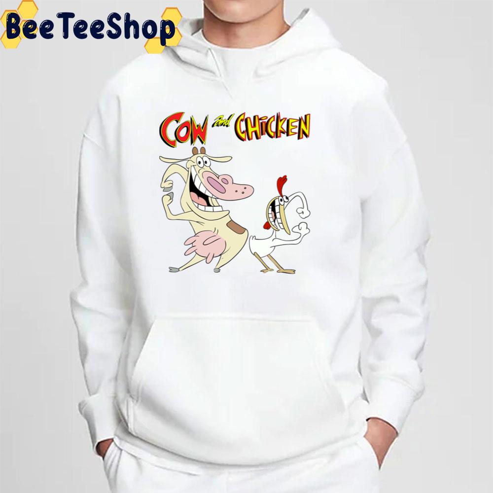 Hey Cow And Chicken Trending Unisex T-Shirt Hey Cow And Chicken Trending Unisex T-Shirt