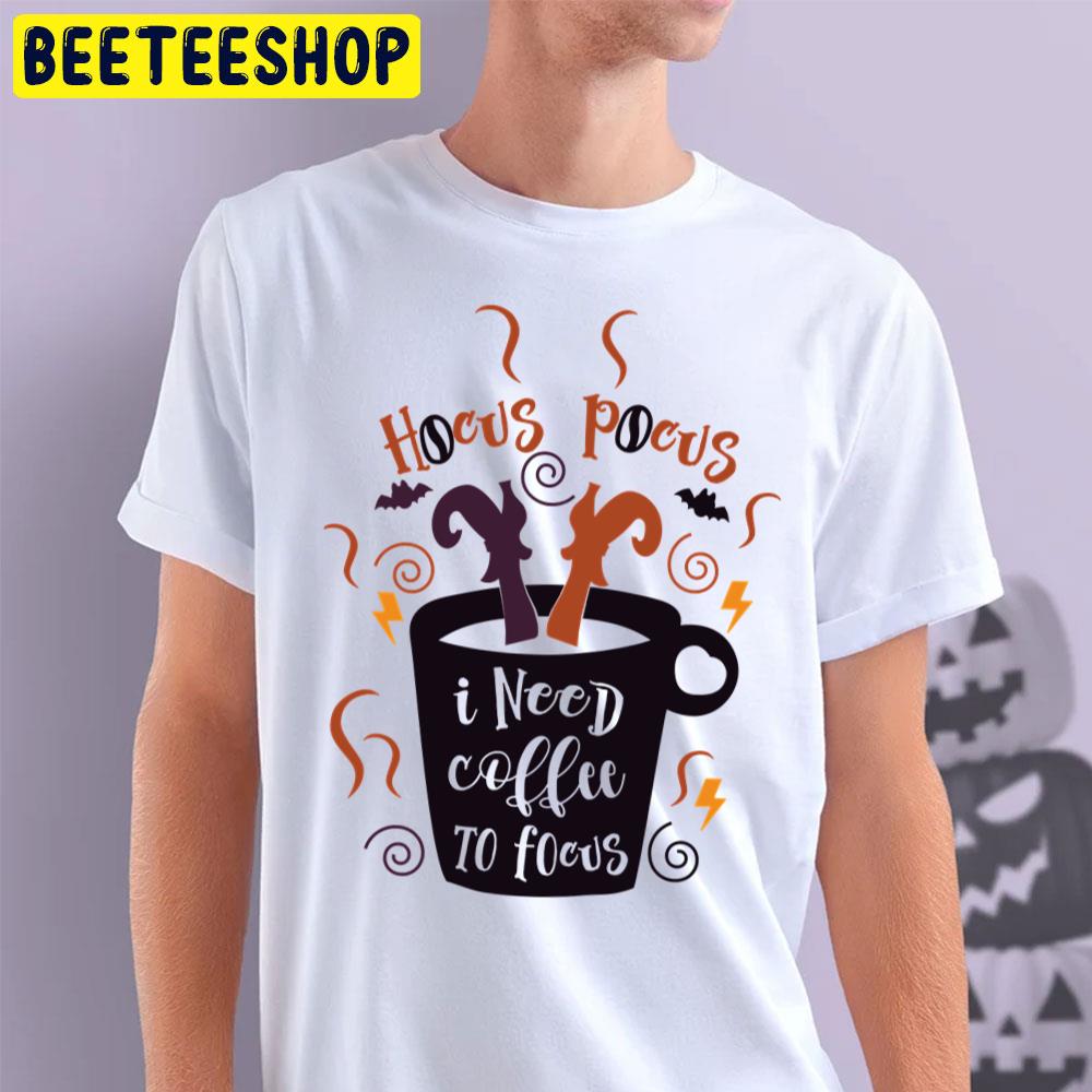 Hocus Pocus I Need Coffee To Focus Funny Bat Trending Unisex T-Shirt Hocus Pocus I Need Coffee To Focus Funny Bat Trending Unisex T-Shirt