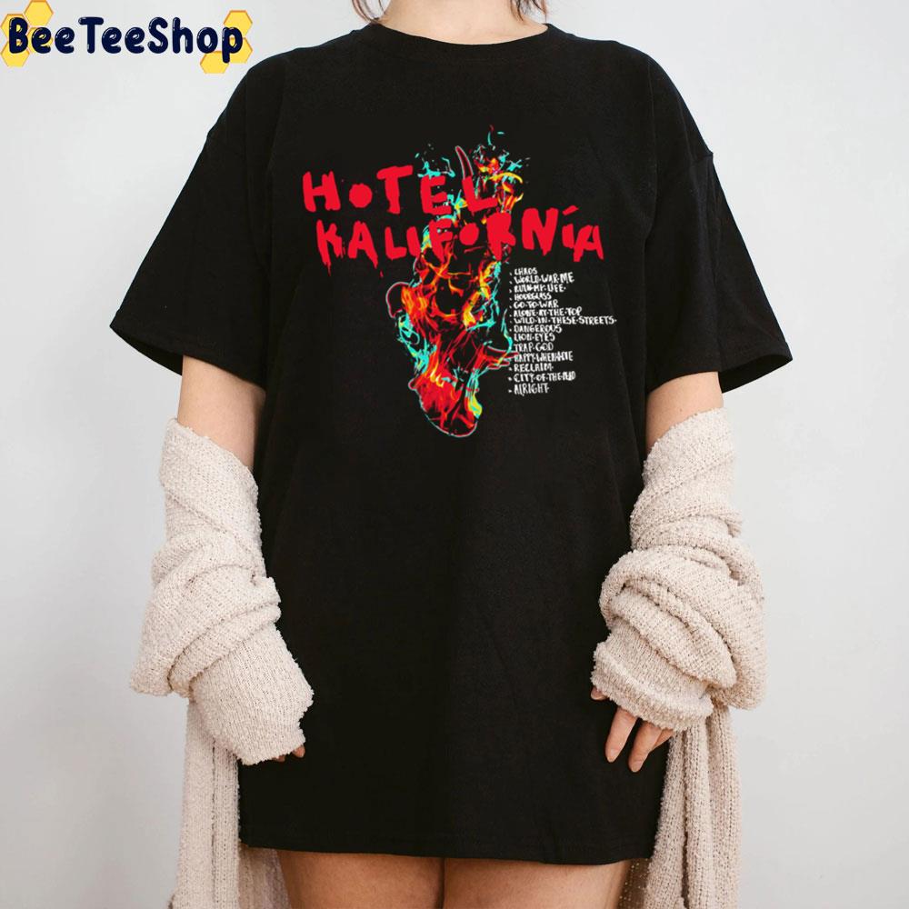 Hollywood Undead Hotel Kalifornia Flames Unisex T-Shirt Hollywood Undead Hotel Kalifornia Flames Unisex T-Shirt