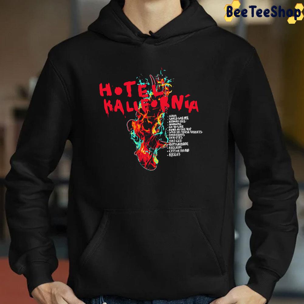 Hollywood Undead Hotel Kalifornia Flames Unisex T-Shirt Hollywood Undead Hotel Kalifornia Flames Unisex T-Shirt