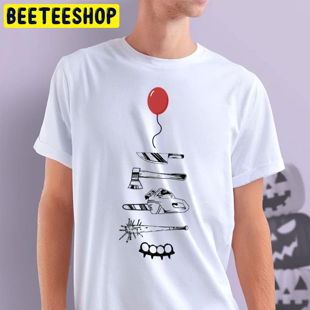 Horror Movie Weapons Halloween Unisex T-Shirt Horror Movie Weapons Halloween Unisex T-Shirt