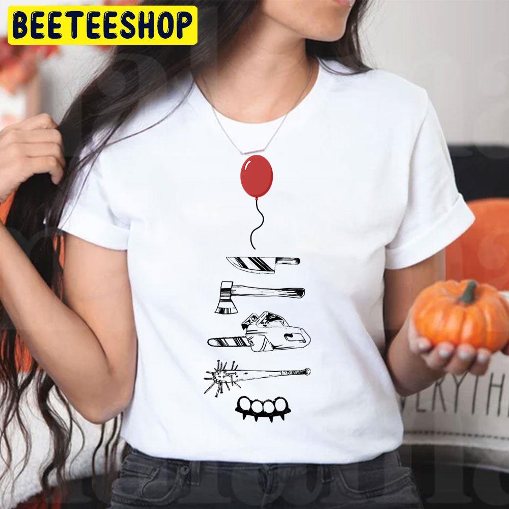 Horror Movie Weapons Halloween Unisex T-Shirt Horror Movie Weapons Halloween Unisex T-Shirt