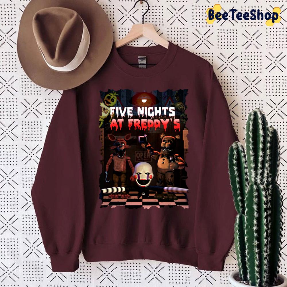 Horror Style Five Nights At Freddy's Game Unisex Sweatshirt Horror Style Five Nights At Freddy's Game Unisex Sweatshirt