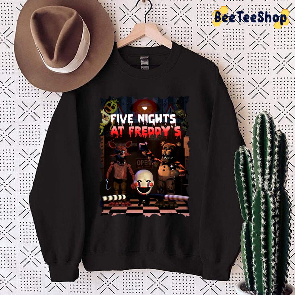 Horror Style Five Nights At Freddy's Game Unisex Sweatshirt Horror Style Five Nights At Freddy's Game Unisex Sweatshirt