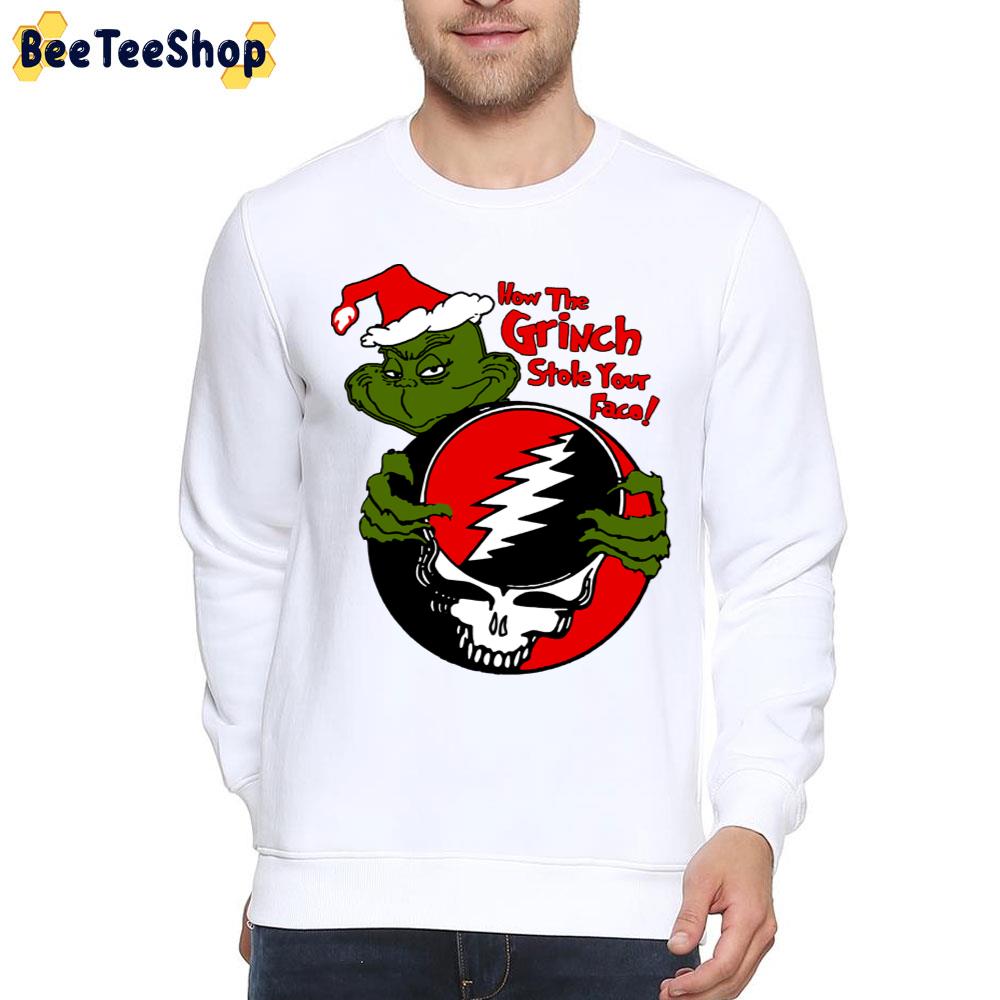 How The Grinch Stole Your Face Dead Logo Trending Unisex T-Shirt How The Grinch Stole Your Face Dead Logo Trending Unisex T-Shirt