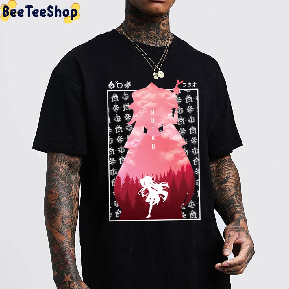 Hu Tao Genshin Impact Game Trending Unisex T-Shirt Hu Tao Genshin Impact Game Trending Unisex T-Shirt