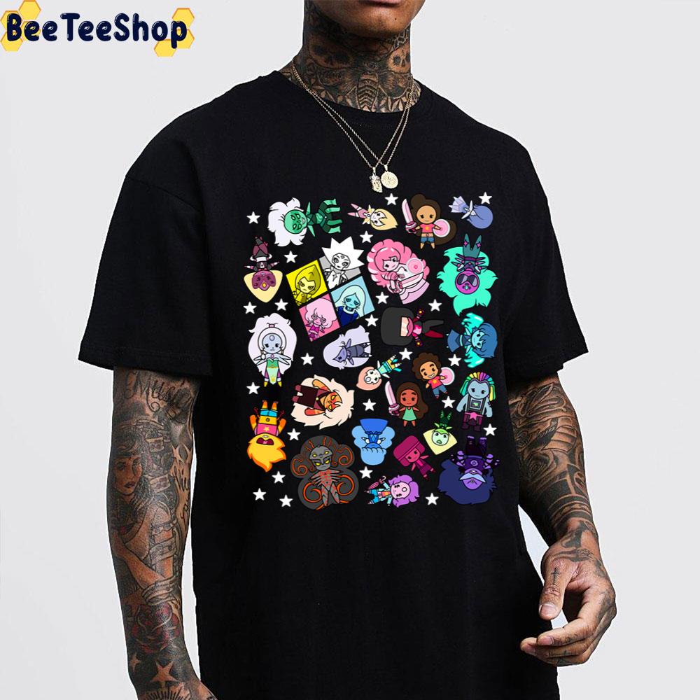 Icon Crystal Gems Steven Universe Trending Unisex T-Shirt Icon Crystal Gems Steven Universe Trending Unisex T-Shirt