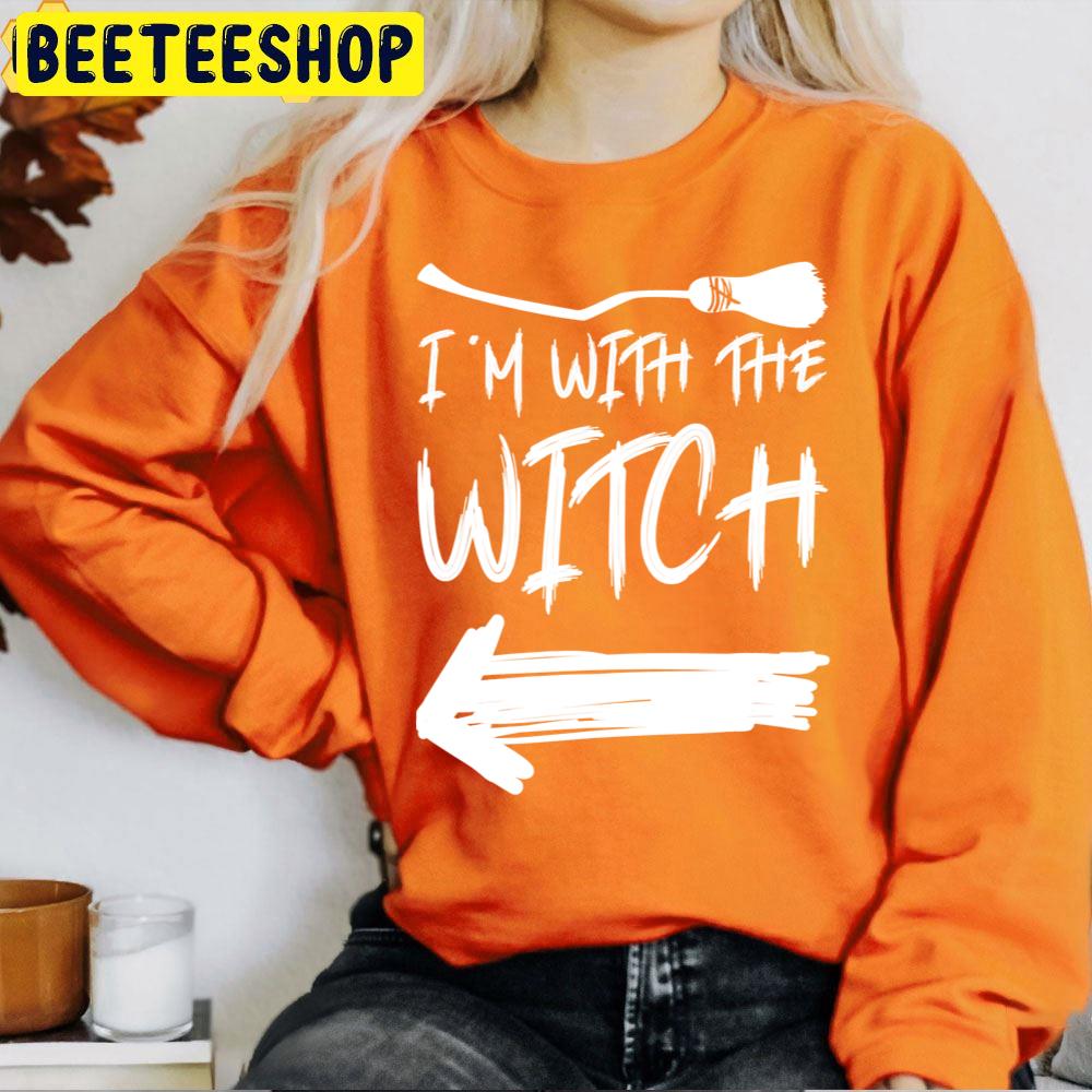 I´m With The Witch Halloween Unisex T-Shirt I´m With The Witch Halloween Unisex T-Shirt