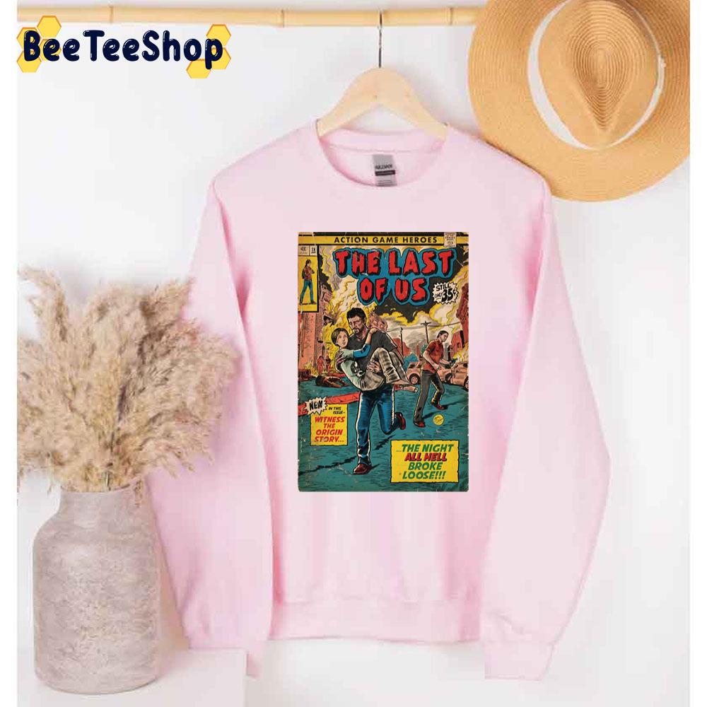Intro Fanart Comic The Last Of Us Part 2 Game Trending Unisex Sweatshirt Intro Fanart Comic The Last Of Us Part 2 Game Trending Unisex Sweatshirt
