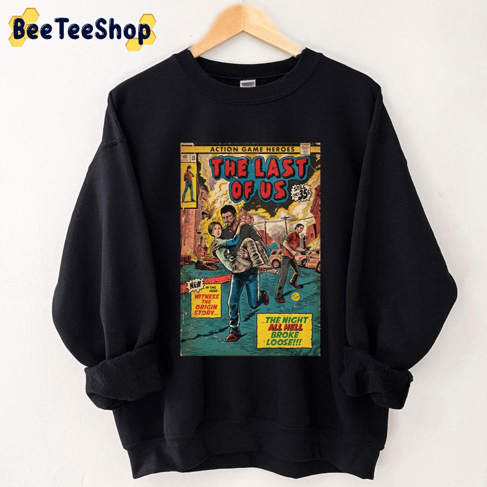 Intro Fanart Comic The Last Of Us Part 2 Game Trending Unisex Sweatshirt Intro Fanart Comic The Last Of Us Part 2 Game Trending Unisex Sweatshirt