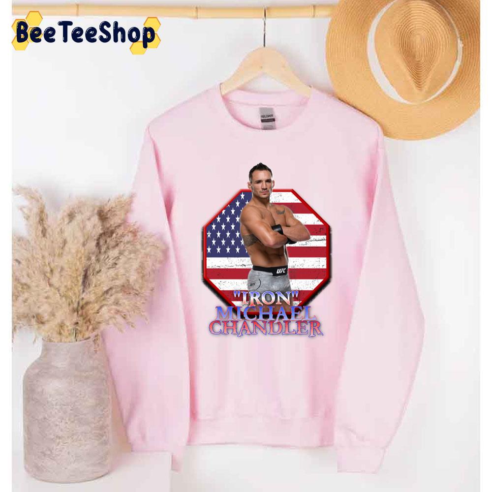 Iron Michael Chandler America Flag Trending Unisex Sweatshirt Iron Michael Chandler America Flag Trending Unisex Sweatshirt