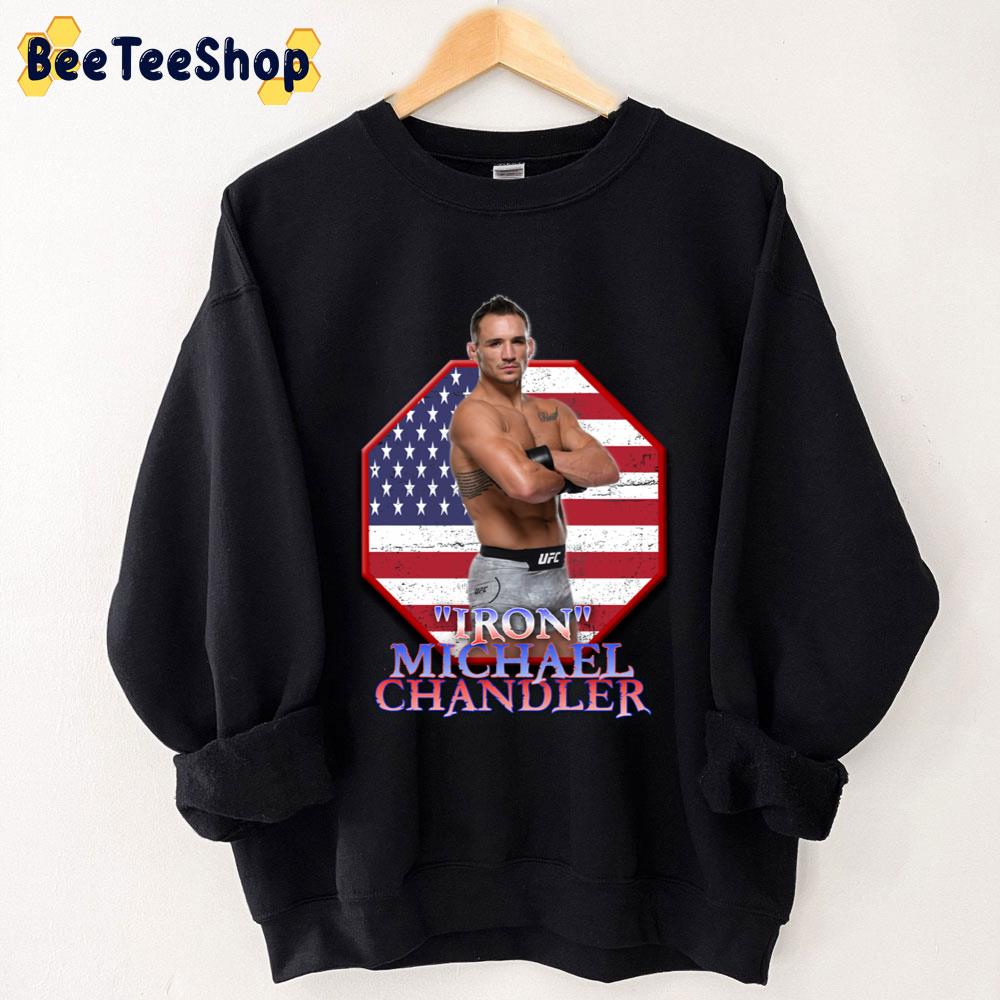 Iron Michael Chandler America Flag Trending Unisex Sweatshirt Iron Michael Chandler America Flag Trending Unisex Sweatshirt