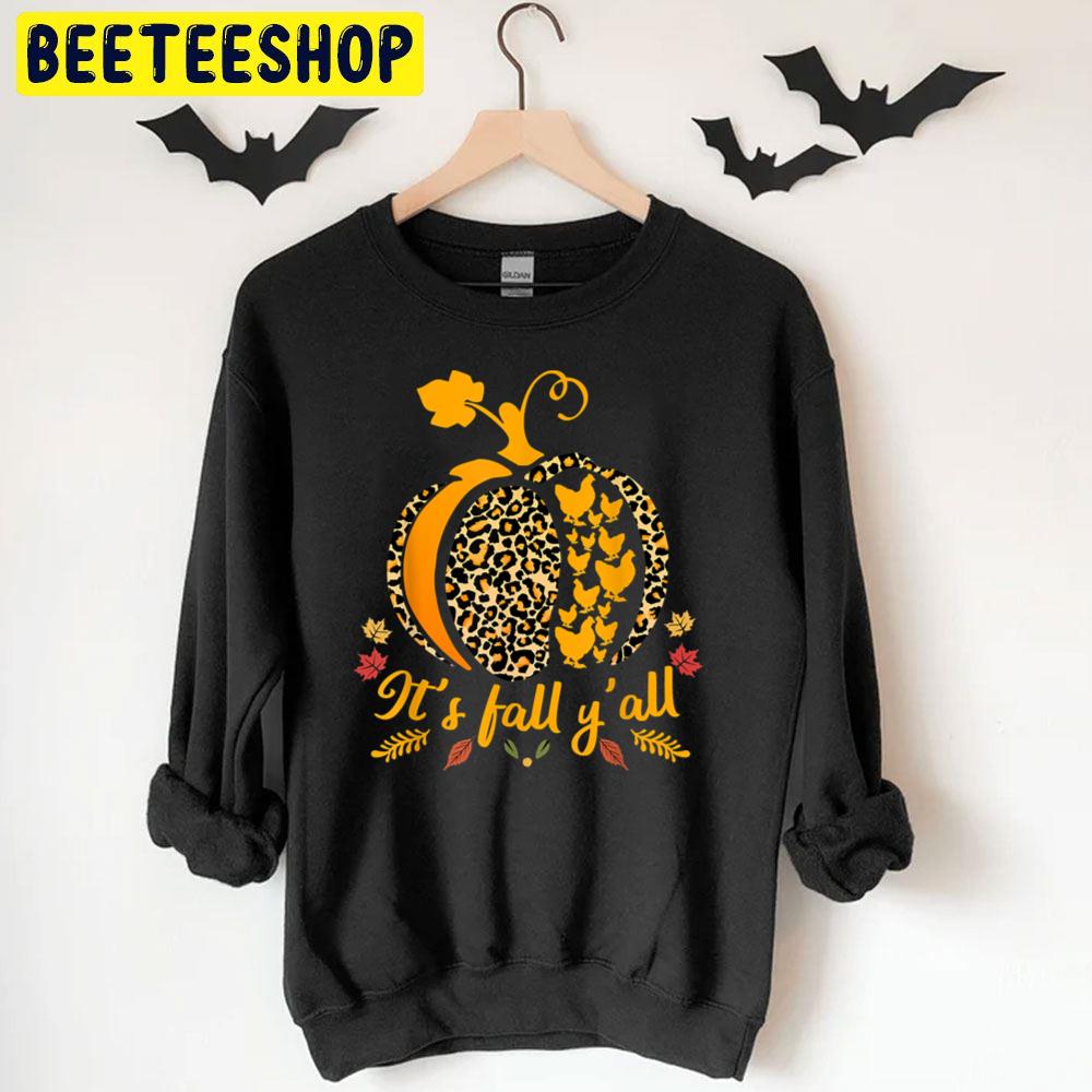 It’s Fall Y’all Pumpkin Leopard Pattern Halloween Trending Unisex T-Shirt It’s Fall Y’all Pumpkin Leopard Pattern Halloween Trending Unisex T-Shirt