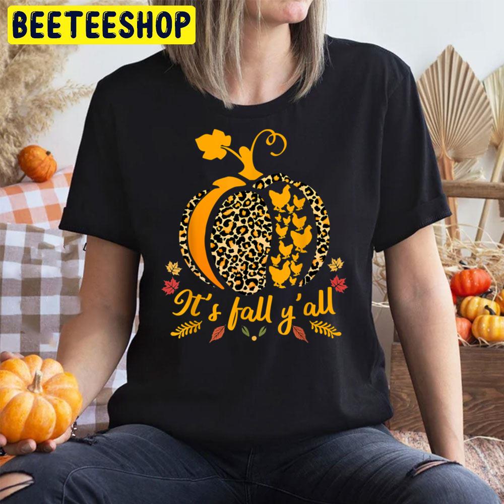 It’s Fall Y’all Pumpkin Leopard Pattern Halloween Trending Unisex T-Shirt It’s Fall Y’all Pumpkin Leopard Pattern Halloween Trending Unisex T-Shirt