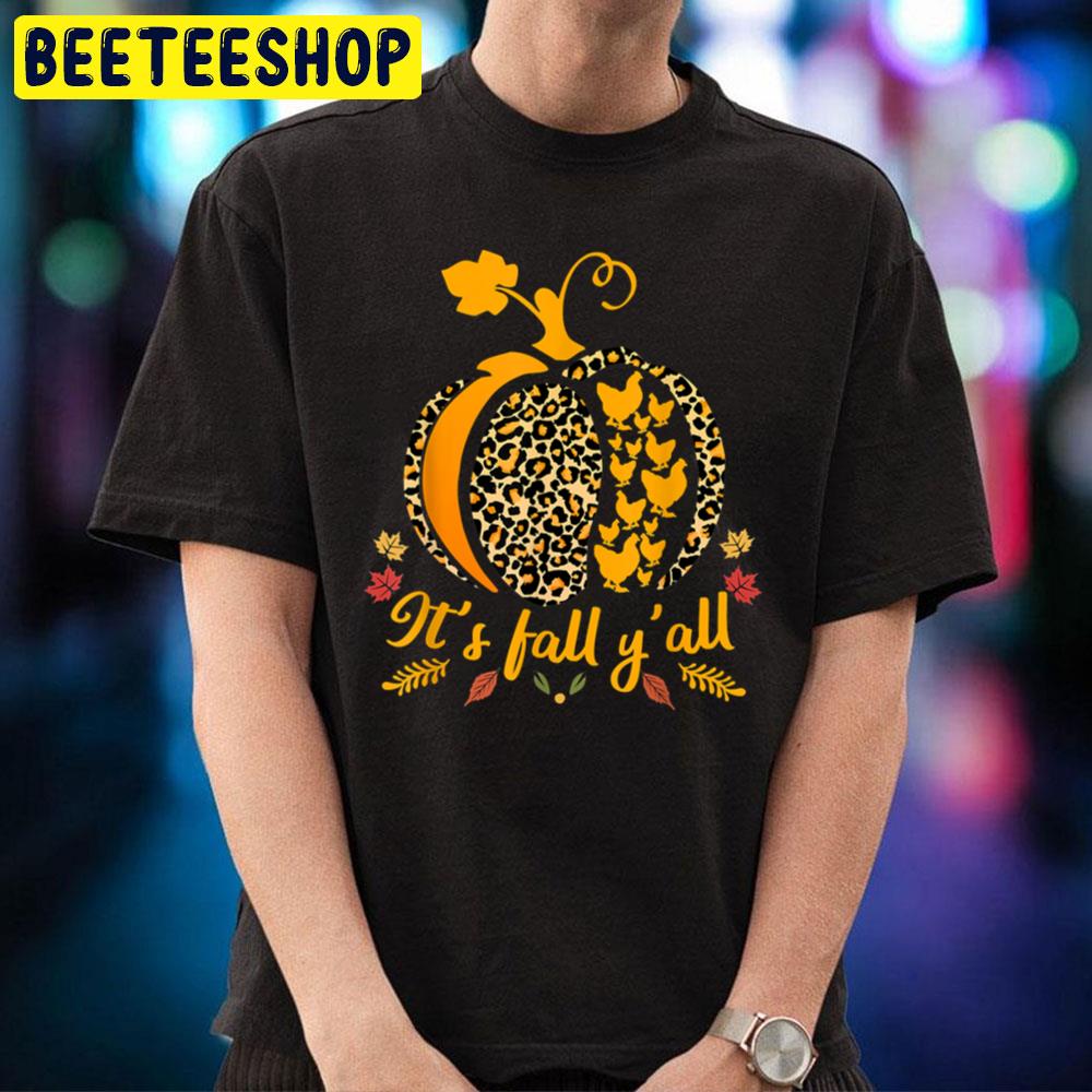 It’s Fall Y’all Pumpkin Leopard Pattern Halloween Trending Unisex T-Shirt It’s Fall Y’all Pumpkin Leopard Pattern Halloween Trending Unisex T-Shirt