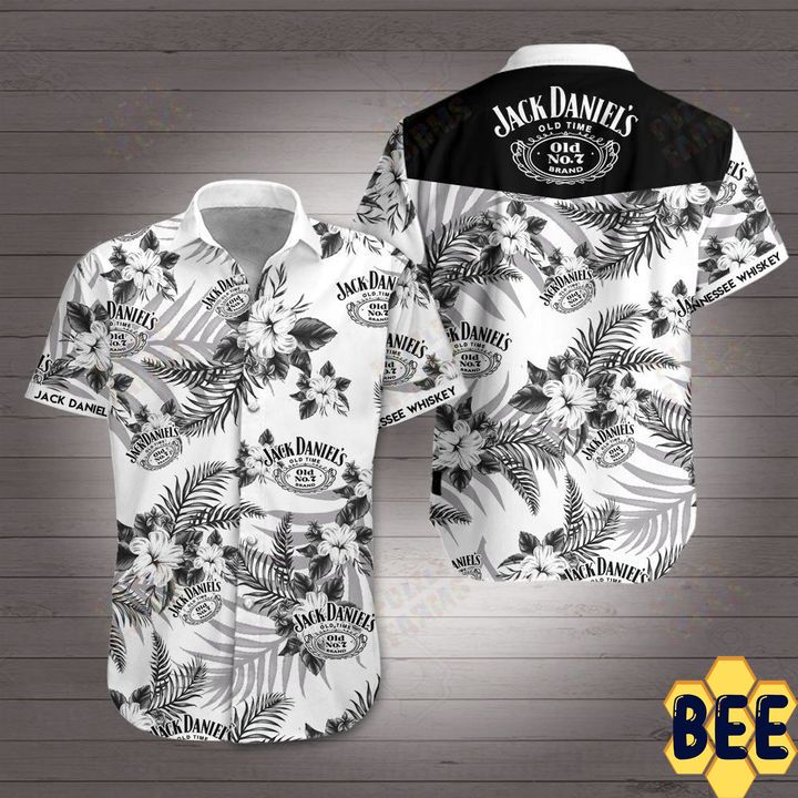 Jack Daniel's Tropical Flower Trending Hawaiian Shirt Jack Daniel's Tropical Flower Trending Hawaiian Shirt