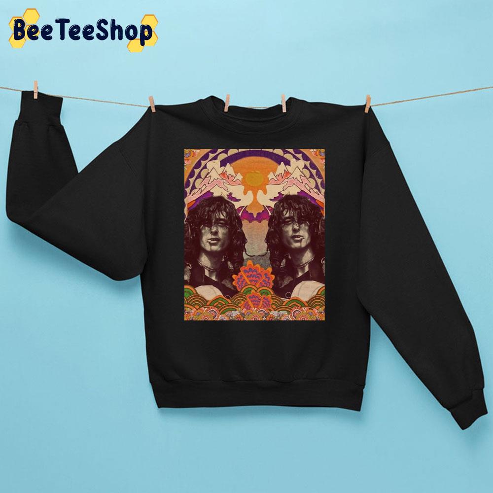 Jimmy Page Psychedelic Art Unisex Sweatshirt Jimmy Page Psychedelic Art Unisex Sweatshirt