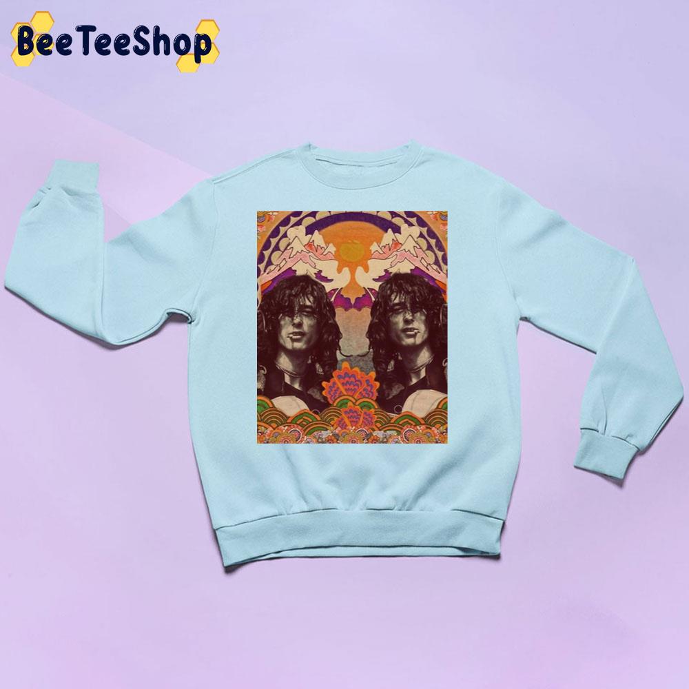 Jimmy Page Psychedelic Art Unisex Sweatshirt Jimmy Page Psychedelic Art Unisex Sweatshirt