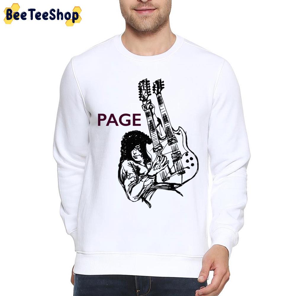 Jimmy Page Sketch Unisex T-Shirt Jimmy Page Sketch Unisex T-Shirt