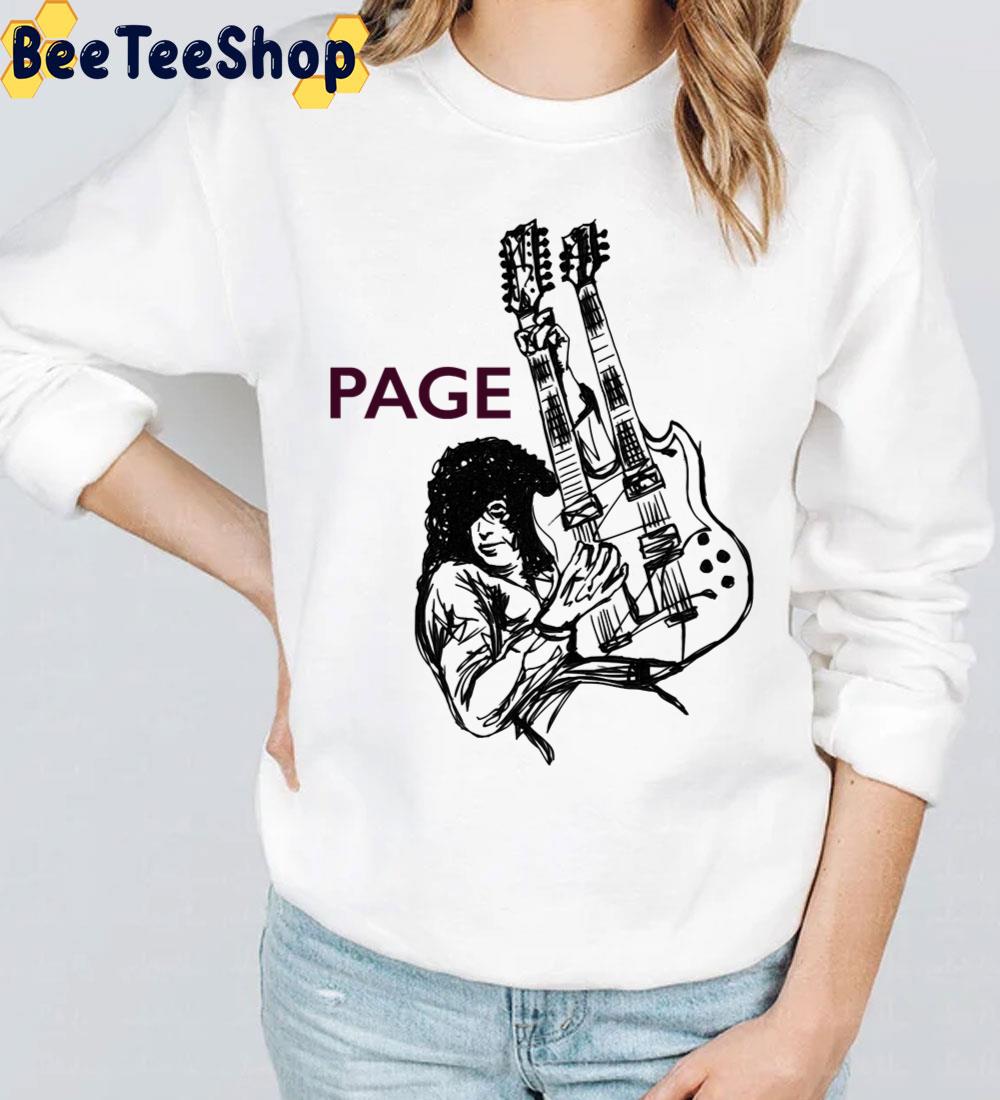 Jimmy Page Sketch Unisex T-Shirt Jimmy Page Sketch Unisex T-Shirt