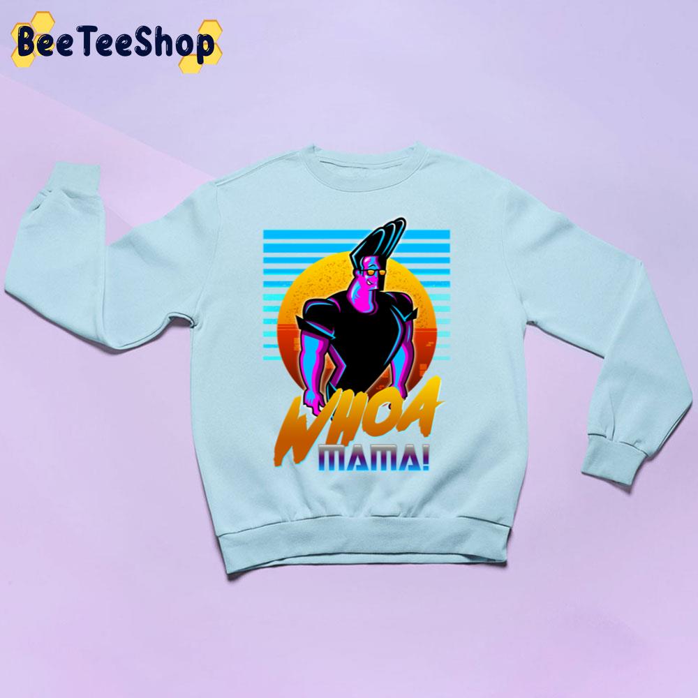 Johnny Bravo Whoa Mama! Outrun Style Graphic Trending Unisex Sweatshirt Johnny Bravo Whoa Mama! Outrun Style Graphic Trending Unisex Sweatshirt