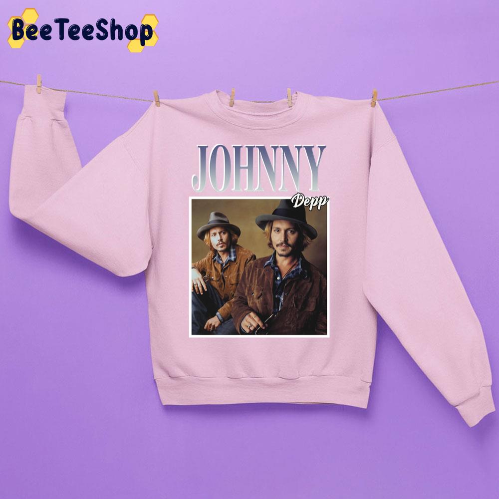 Johnny Depp 80s Vintage Design Unisex Sweatshirt Johnny Depp 80s Vintage Design Unisex Sweatshirt