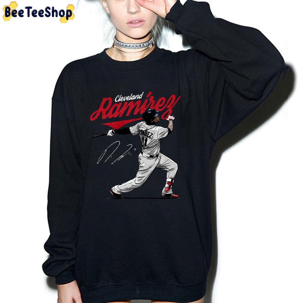 Jose Ramirez Signature Cleveland Indians Baseball Unisex T-Shirt Jose Ramirez Signature Cleveland Indians Baseball Unisex T-Shirt