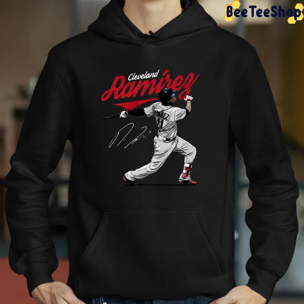 Jose Ramirez Signature Cleveland Indians Baseball Unisex T-Shirt Jose Ramirez Signature Cleveland Indians Baseball Unisex T-Shirt