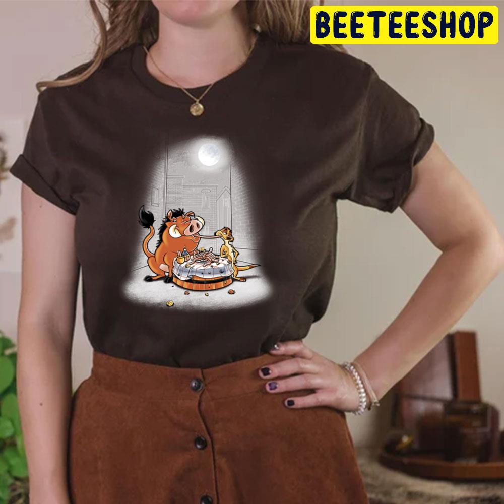 Juicy Dinner Pumbaa Timon Lion King Trending Unisex T-Shirt Juicy Dinner Pumbaa Timon Lion King Trending Unisex T-Shirt
