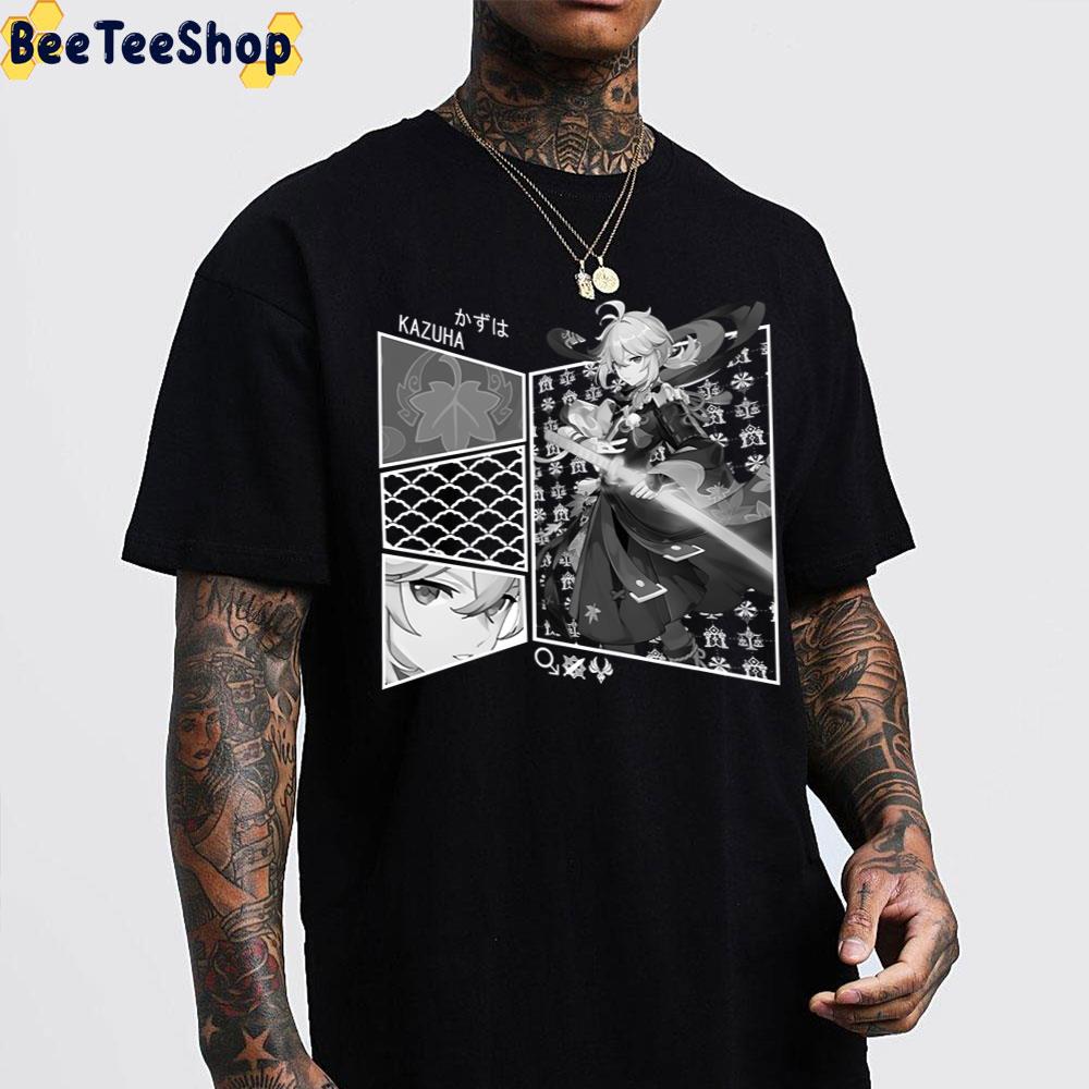 Kazuha Life Lore Genshin Impact Game Trending Unisex T-Shirt Kazuha Life Lore Genshin Impact Game Trending Unisex T-Shirt