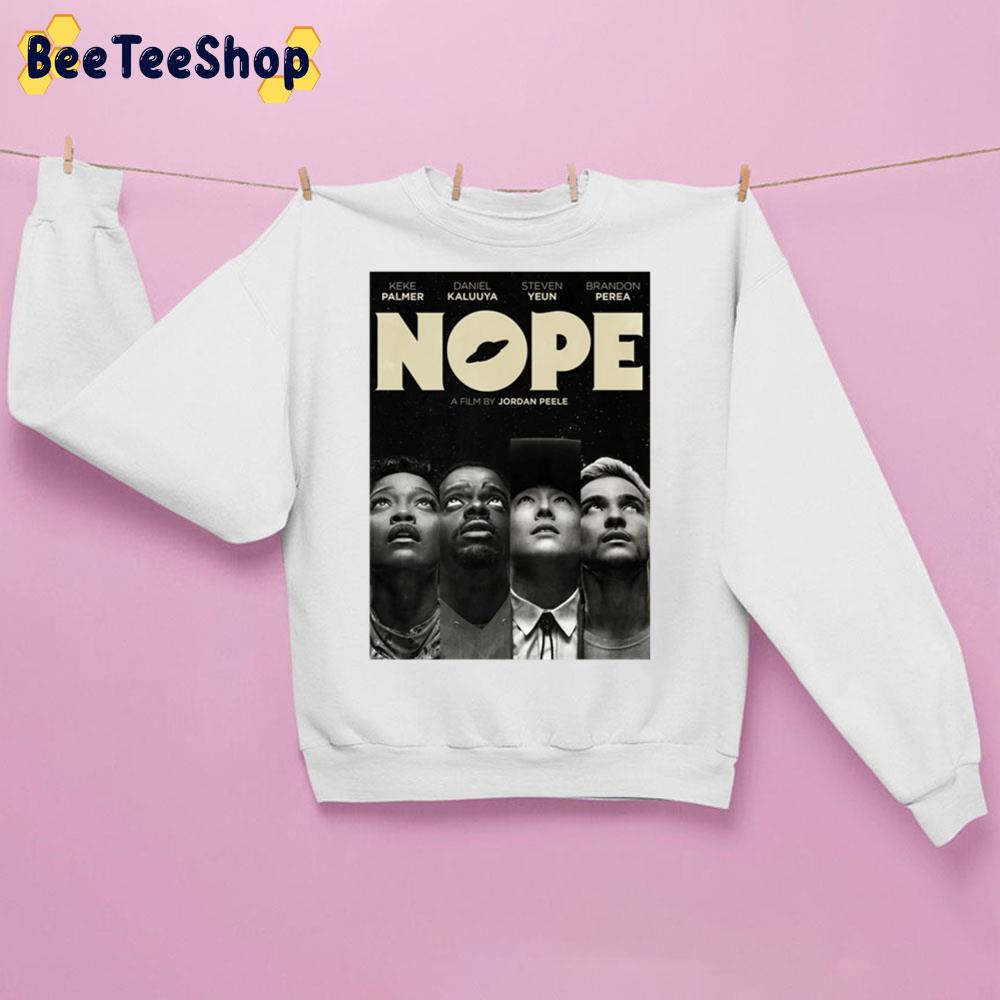 Keke Palmer Daniel Kaluuya Steven Yeun Brandon Perea Nope 2022 New Movie Art Unisex Sweatshirt Keke Palmer Daniel Kaluuya Steven Yeun Brandon Perea Nope 2022 New Movie Art Unisex Sweatshirt