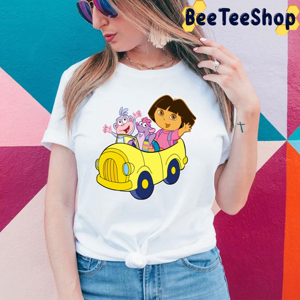 Let's Driving Dora The Explorer Trending Unisex T-Shirt Let's Driving Dora The Explorer Trending Unisex T-Shirt