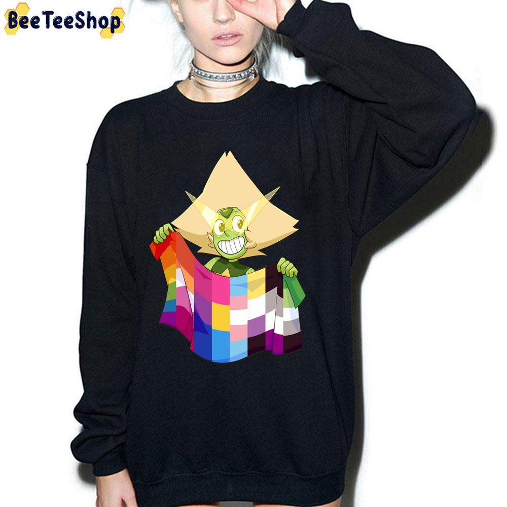 Lgbt+ Pride Flag Peridot Steven Universe Trending Unisex T-Shirt Lgbt+ Pride Flag Peridot Steven Universe Trending Unisex T-Shirt