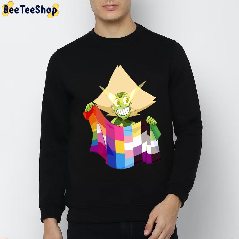 Lgbt+ Pride Flag Peridot Steven Universe Trending Unisex T-Shirt Lgbt+ Pride Flag Peridot Steven Universe Trending Unisex T-Shirt