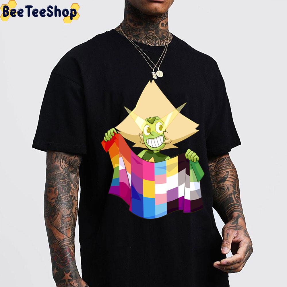 Lgbt+ Pride Flag Peridot Steven Universe Trending Unisex T-Shirt Lgbt+ Pride Flag Peridot Steven Universe Trending Unisex T-Shirt