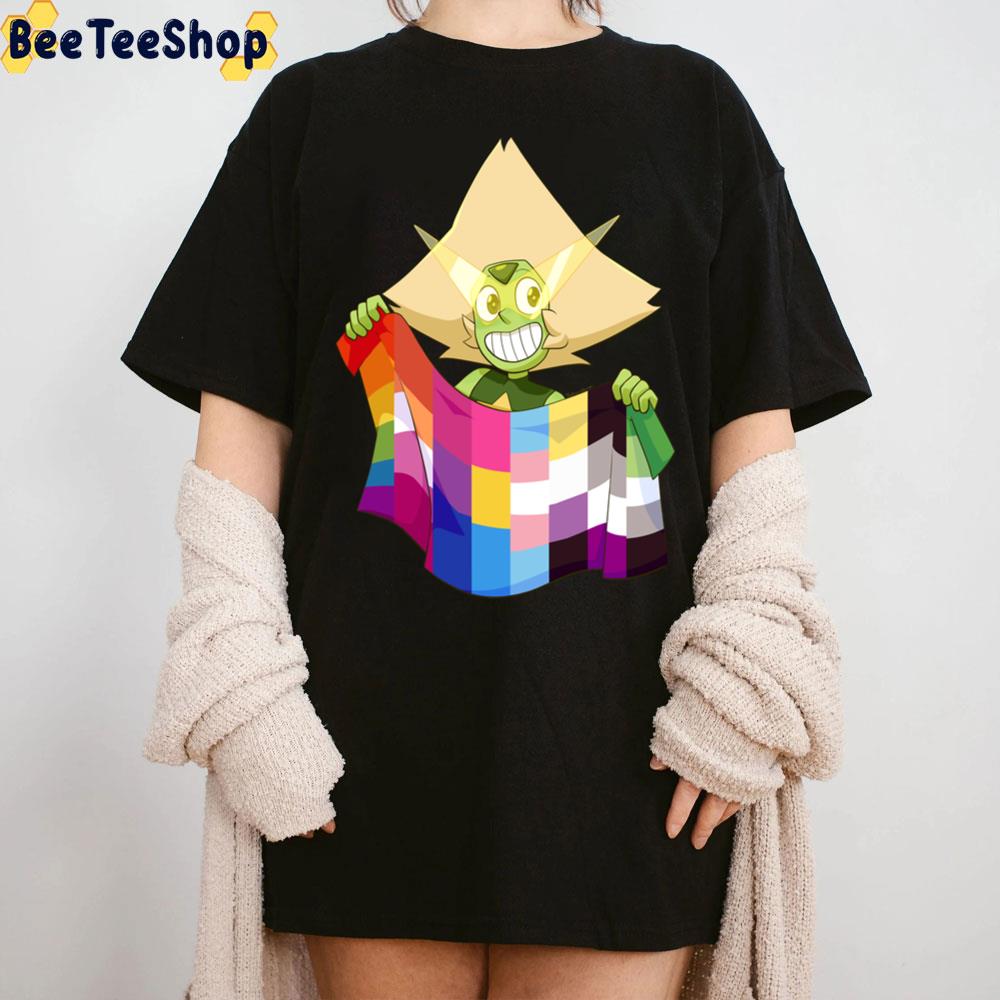 Lgbt+ Pride Flag Peridot Steven Universe Trending Unisex T-Shirt Lgbt+ Pride Flag Peridot Steven Universe Trending Unisex T-Shirt
