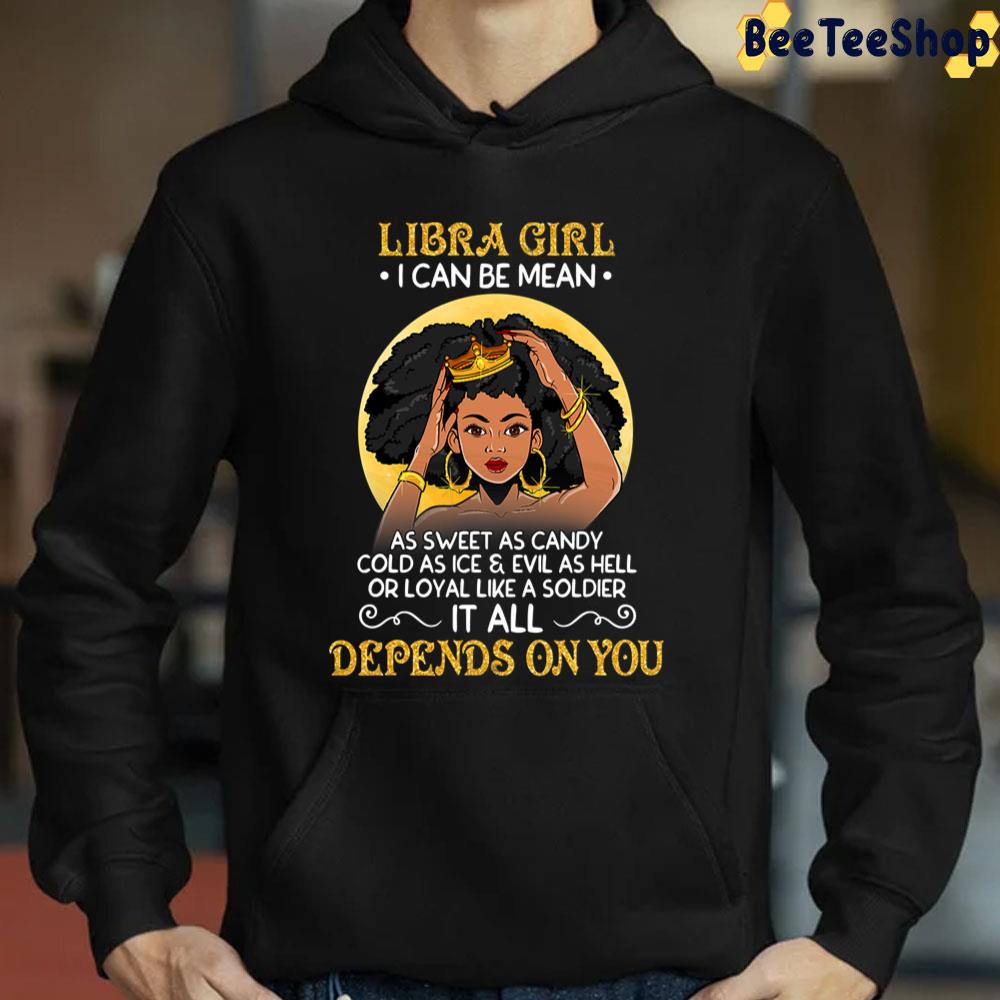 Libra Girls Black Queen September October Birthdays Trending Unisex T-Shirt Libra Girls Black Queen September October Birthdays Trending Unisex T-Shirt