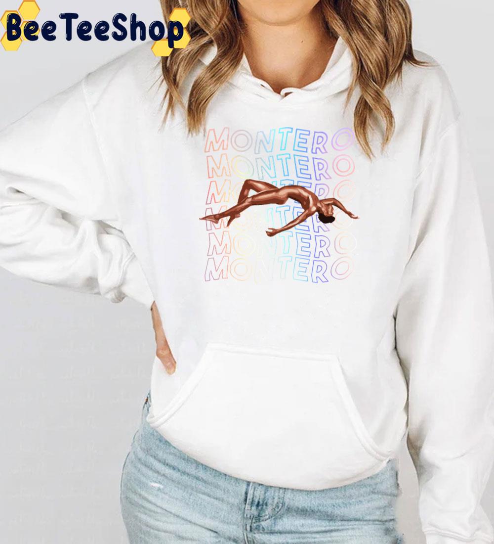 Lil Nas X Montero Text Rainbow Trending Unisex T-Shirt Lil Nas X Montero Text Rainbow Trending Unisex T-Shirt