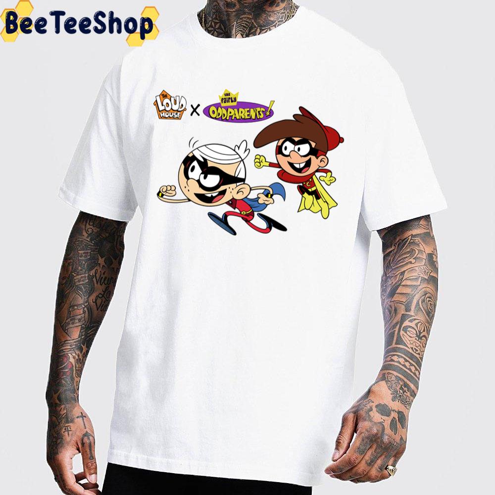 Lincoln And Timmy Super Hero The Loud House Trending Unisex T-Shirt Lincoln And Timmy Super Hero The Loud House Trending Unisex T-Shirt