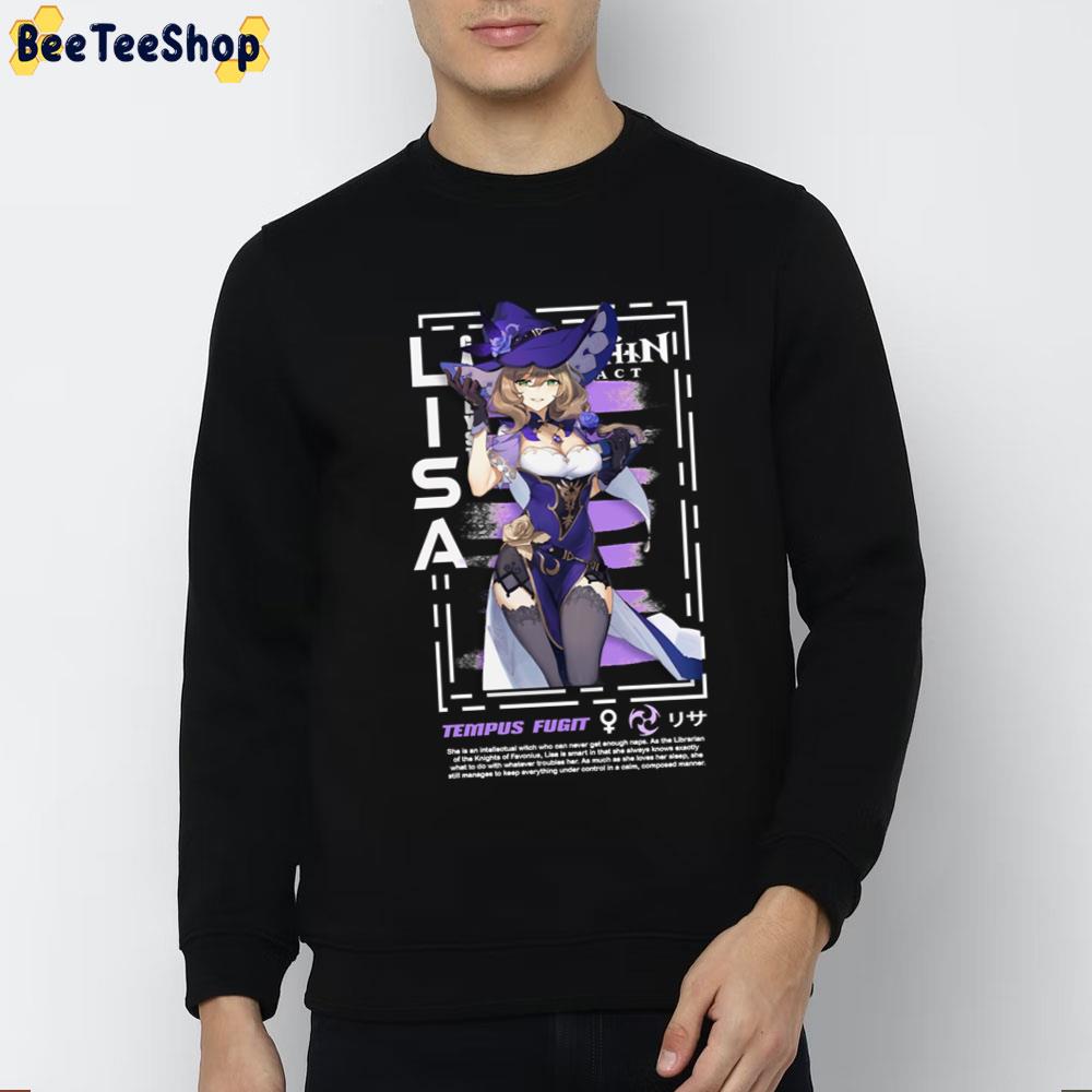 Lisa Genshin Impact Game Trending Unisex T-Shirt Lisa Genshin Impact Game Trending Unisex T-Shirt