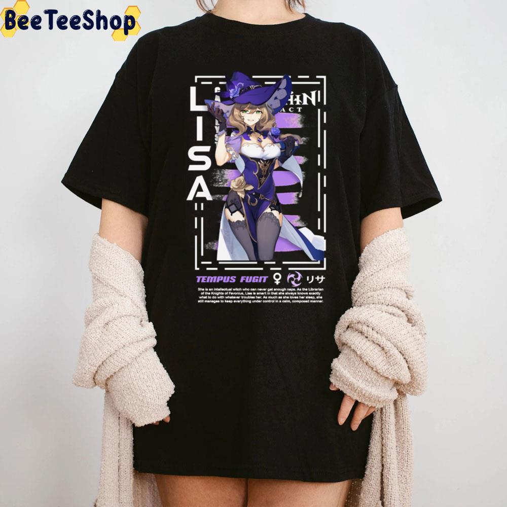 Lisa Genshin Impact Game Trending Unisex T-Shirt Lisa Genshin Impact Game Trending Unisex T-Shirt