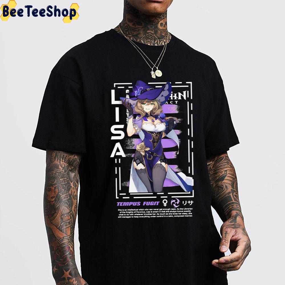 Lisa Genshin Impact Game Trending Unisex T-Shirt Lisa Genshin Impact Game Trending Unisex T-Shirt