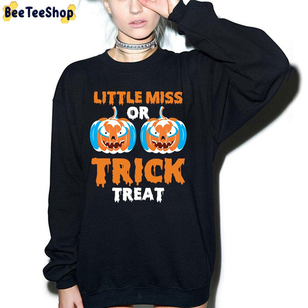 Little Miss Trick Or Treat Pumpkin Trending Unisex T-Shirt Little Miss Trick Or Treat Pumpkin Trending Unisex T-Shirt