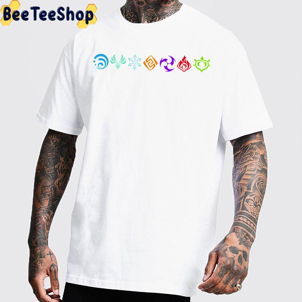 Logo Genshin Impact Game Trending Unisex T-Shirt Logo Genshin Impact Game Trending Unisex T-Shirt