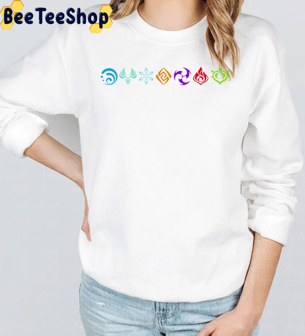 Logo Genshin Impact Game Trending Unisex T-Shirt Logo Genshin Impact Game Trending Unisex T-Shirt